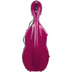 Étui en fibre de verre pour violoncelle Fiberglass Classic 4/4 M-case Fuchsia
