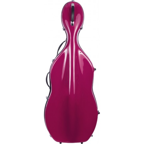 Estuche de violonchelo fibra de vidrio Classic 4/4 M-case Fucsia