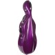 Étui en fibre de verre pour violoncelle Fiberglass Classic 4/4 M-case Violet Foncé