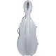 Cellokoffer Glasfaser Classic 4/4 M-case Silbern