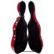 Custodia per violoncello Fibra di vetro Classic 4/4 M-case Borgogna