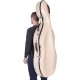 Custodia per violoncello Fibra di vetro Classic 4/4 M-case Perla