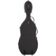 Custodia per violoncello Fibra di vetro Classic 4/4 M-case Steel Effect Nero