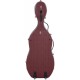 Custodia per violoncello Fibra di vetro Classic 4/4 M-case Steel Effect Borgogna
