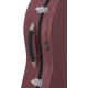 Custodia per violoncello Fibra di vetro Classic 4/4 M-case Steel Effect Borgogna