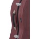 Fiberglass futerał wiolonczelowy wiolonczela Classic 4/4 M-case Steel Effect Bordowy