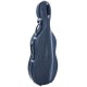 Custodia per violoncello Fibra di vetro Classic 4/4 M-case Steel Effect Blu Marino