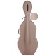 Estuche de violonchelo fibra de vidrio Classic 4/4 M-case Steel Effect Perla