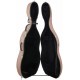 Estuche de violonchelo fibra de vidrio Classic 4/4 M-case Steel Effect Perla