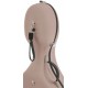 Estuche de violonchelo fibra de vidrio Classic 4/4 M-case Steel Effect Perla
