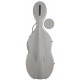 Estuche de violonchelo fibra de vidrio Classic 4/4 M-case Steel Effect Plata