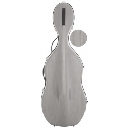 Fiberglass futerał wiolonczelowy wiolonczela Classic 4/4 M-case Steel Effect Srebrny