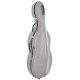 Estuche de violonchelo fibra de vidrio Classic 4/4 M-case Steel Effect Plata