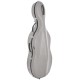 Étui en fibre de verre pour violoncelle Fiberglass Classic 4/4 M-case Steel Effect Argenté