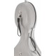 Custodia per violoncello Fibra di vetro Classic 4/4 M-case Steel Effect Argento