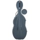 Étui en fibre de verre pour violoncelle Fiberglass Classic 4/4 M-case Steel Effect Gris