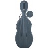 Estuche de violonchelo fibra de vidrio Classic 4/4 M-case Steel Effect Gris