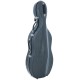 Custodia per violoncello Fibra di vetro Classic 4/4 M-case Steel Effect Grigio