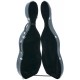 Custodia per violoncello Fibra di vetro Classic 4/4 M-case Steel Effect Grigio