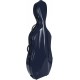 Étui en fibre de verre (Fiberglass) pour violoncelle Excellent 4/4 M-case Bleu Marine