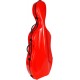 Étui en fibre de verre (Fiberglass) pour violoncelle Excellent 4/4 M-case Rouge