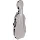 Fiberglass cello case Excellent 4/4 M-case Silver