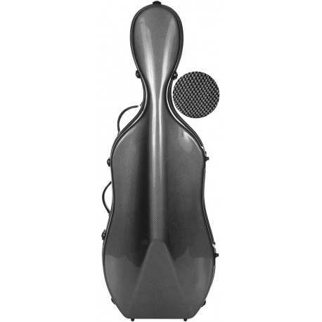 Fiberglass futerał wiolonczelowy wiolonczela Excellent 4/4 M-case Czarny Point