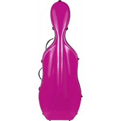 Fiberglass cello case Excellent 4/4 M-case Fuchsia