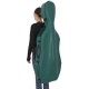 Custodia per violoncello Fibra di vetro Excellent 4/4 M-case Verde Mare