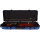 Estuche de viola fibra de vidrio Oblong 38-43 M-case Azul