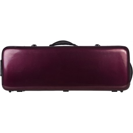 Estuche de viola fibra de vidrio Oblong 38-43 M-case Borgoña Brillante