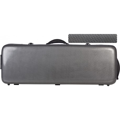 Estuche de viola fibra de vidrio Oblong 38-43 M-case Carbon Looking