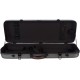 Custodia per viola Fibra di vetro Oblong 38-43 M-case Carbon Looking