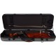 Custodia per viola Fibra di vetro Oblong 38-43 M-case Carbon Looking