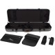 Custodia per viola Fibra di vetro Oblong 38-43 M-case Carbon Looking