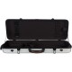 Custodia per viola Fibra di vetro Oblong 38-43 M-case Argento