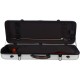 Estuche de viola fibra de vidrio Oblong 38-43 M-case Plata