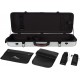 Custodia per viola Fibra di vetro Oblong 38-43 M-case Argento