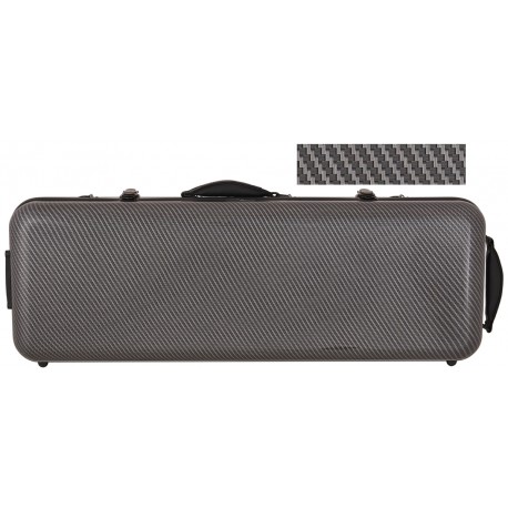 Estuche de viola fibra de vidrio Oblong 38-43 M-case Negro Special