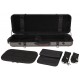 Fiberglass viola case Oblong 38-43 M-case Black Special