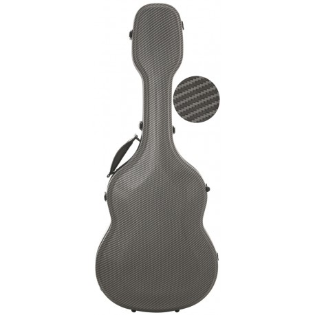 Estuche de guitarra clásica 39" fibra de vidrio UltraLight 4/4 M-case Negro Special