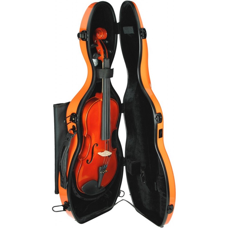 FLFL Violin Travel Case Violin Case Light Body Very Light  Shoulders Brown Lattice Violin Case 4/4
