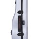 Shaped classical guitar case Fiberglass 39" UltraLight 4/4 M-case Silver Special