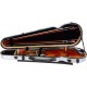 Étui en fibre de verre (Fiberglass) pour violon Vision 4/4 M-case Argenté
