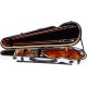 Violinkoffer Geigenkasten Glasfaser Vision 4/4 M-case Silbern Point
