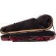 Estuche de violin fibra de vidrio Vision 4/4 M-case Borgoña Brillante