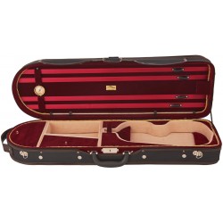 Custodia rettangolare di legno per violino 4/4 UltraLux M-case Borgogna