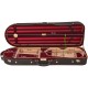 Custodia rettangolare di legno per violino 4/4 UltraLux M-case Borgogna