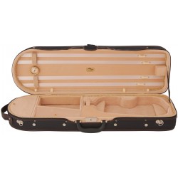 Custodia rettangolare di legno per violino 4/4 UltraLux M-case Crema