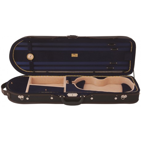 Oblong Hard Violin Case 4/4 UltraLux M-case Navy Blue